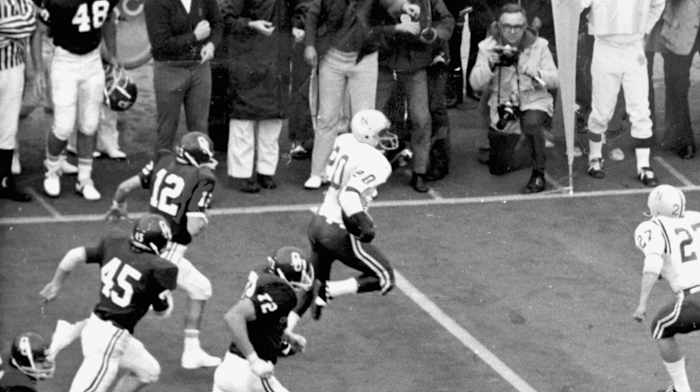 Johnny Rodgers Oklahoma Punt Return